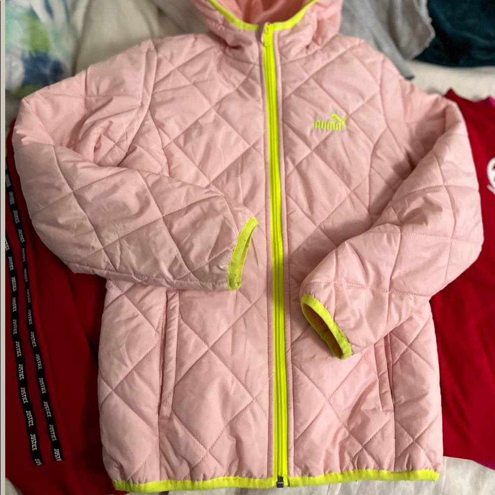 Puma quilted zip up
